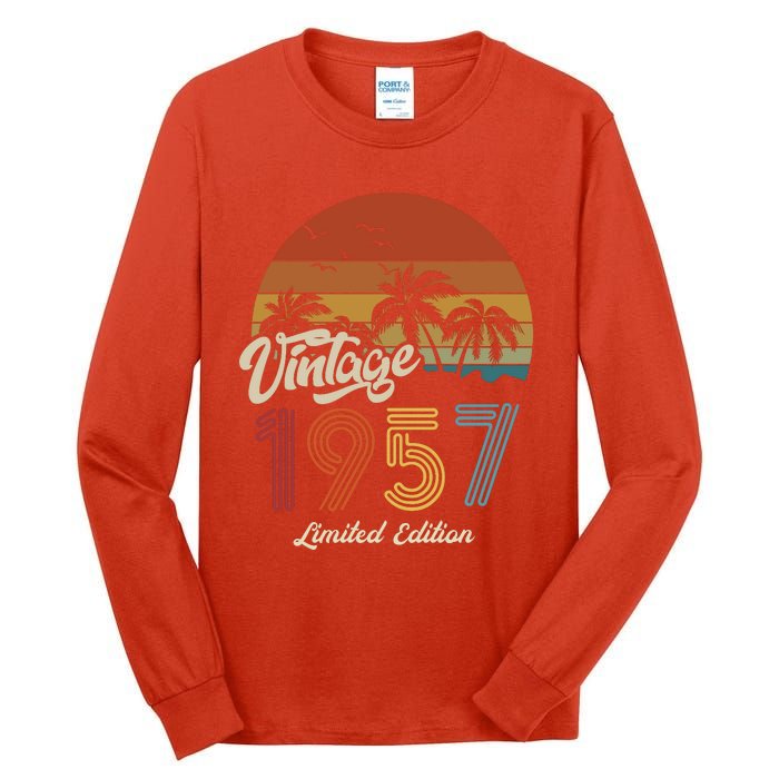 66th Birthday Vintage Limited Edition 1957 Tall Long Sleeve T-Shirt