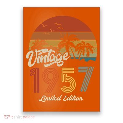 66th Birthday Vintage Limited Edition 1957 Poster