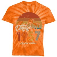 66th Birthday Vintage Limited Edition 1957 Kids Tie-Dye T-Shirt