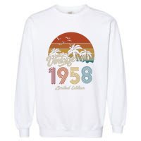 65th Birthday Vintage Limited Edition 1958 Garment-Dyed Sweatshirt