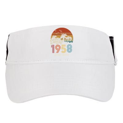 65th Birthday Vintage Limited Edition 1958 Adult Drive Performance Visor