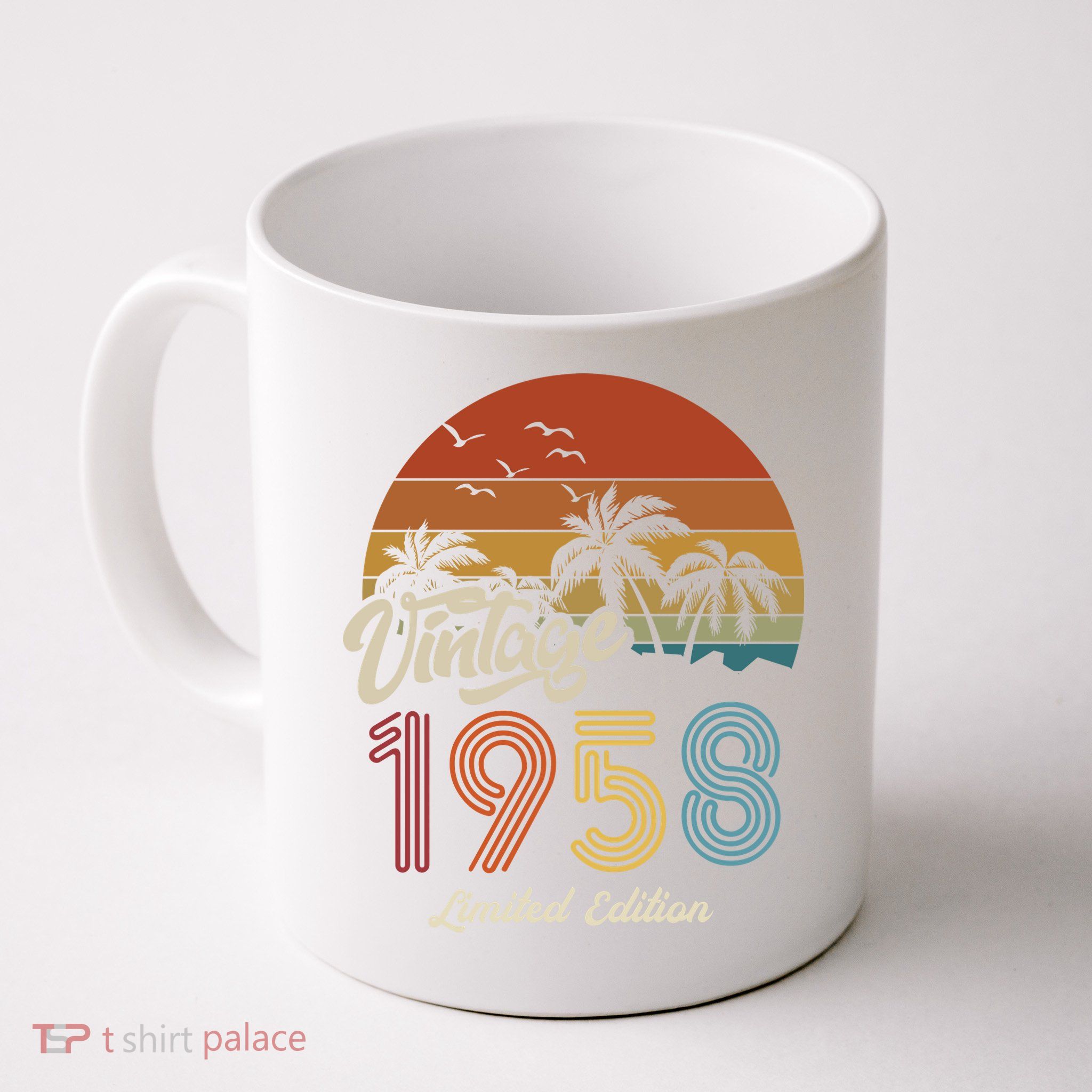 65th Birthday Vintage Limited Edition 1958 Mug