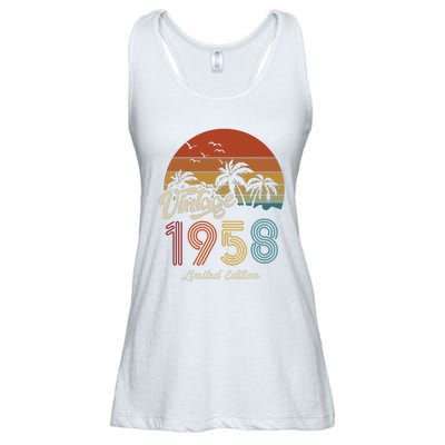 65th Birthday Vintage Limited Edition 1958 Ladies Essential Flowy Tank