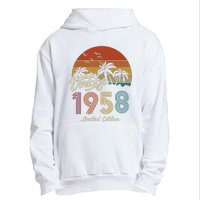 65th Birthday Vintage Limited Edition 1958 Urban Pullover Hoodie