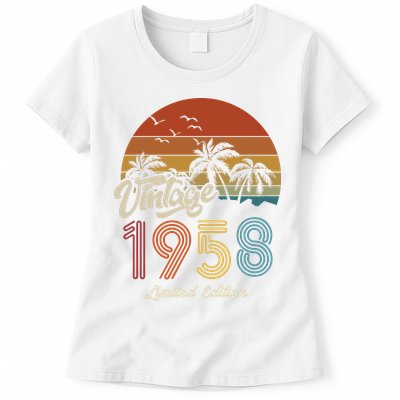 65th Birthday Vintage Limited Edition 1958 Womens T-Shirt