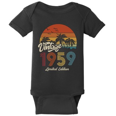 64th Birthday Vintage Limited Edition 1959 Baby Bodysuit