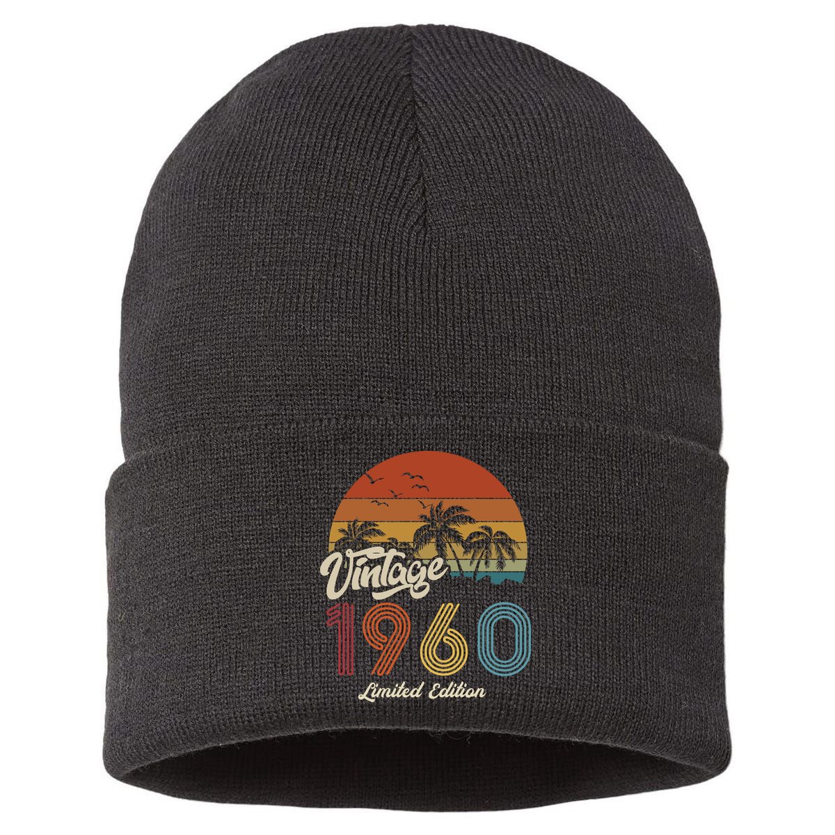 63rd Birthday Vintage Limited Edition 1960 Sustainable Knit Beanie