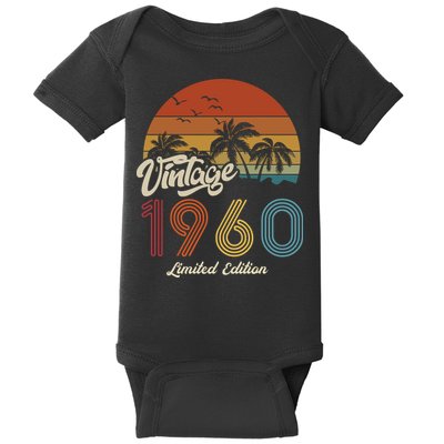 63rd Birthday Vintage Limited Edition 1960 Baby Bodysuit