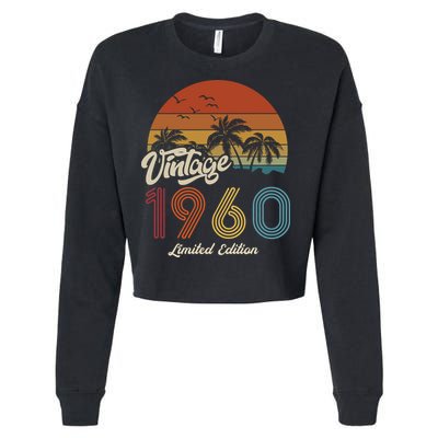 63rd Birthday Vintage Limited Edition 1960 Cropped Pullover Crew