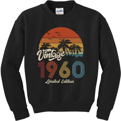 63rd Birthday Vintage Limited Edition 1960 Kids Sweatshirt