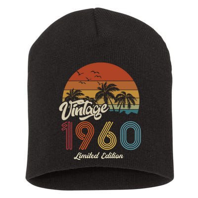 63rd Birthday Vintage Limited Edition 1960 Short Acrylic Beanie