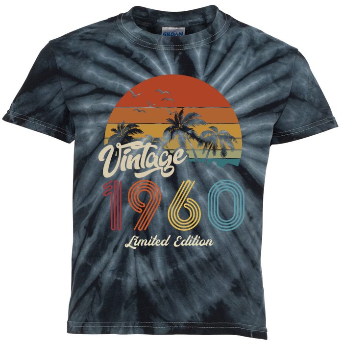 63rd Birthday Vintage Limited Edition 1960 Kids Tie-Dye T-Shirt