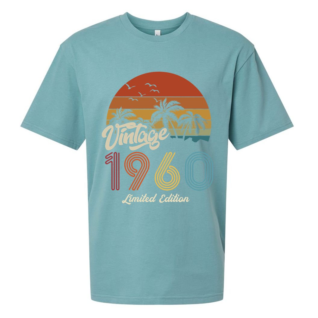 63rd Birthday Vintage Limited Edition 1960 Sueded Cloud Jersey T-Shirt