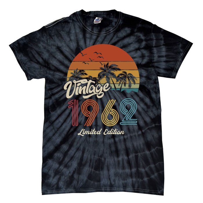 61st Birthday Vintage Limited Edition 1962 Tie-Dye T-Shirt