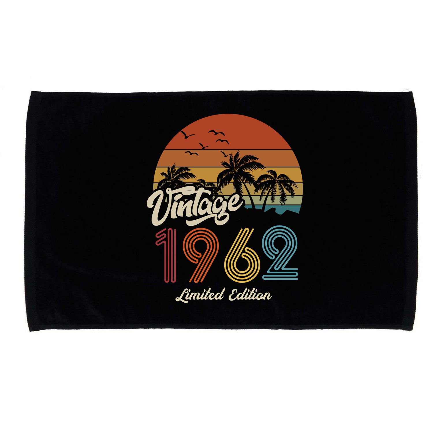 61st Birthday Vintage Limited Edition 1962 Microfiber Hand Towel