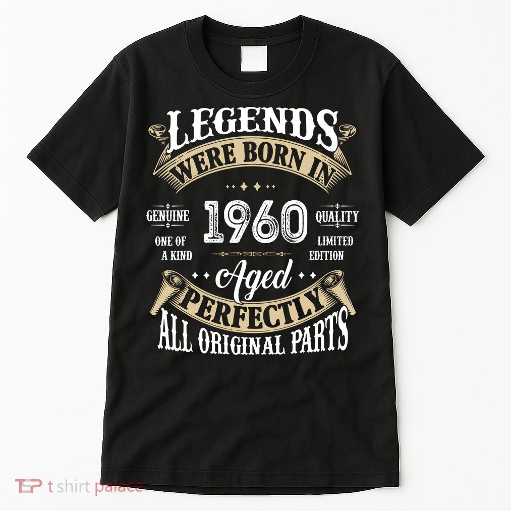 62th Birthday Vintage Legends Born In 1960 Tall T-Shirt
