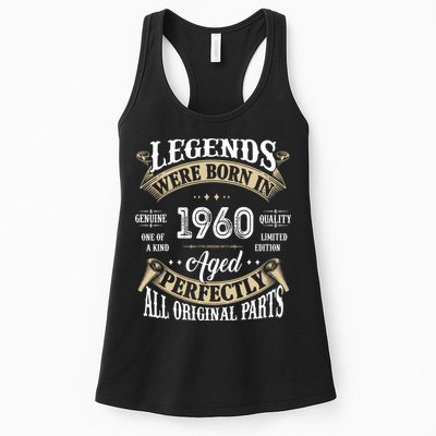 62th Birthday Vintage Legends Born In 1960 Womens Tank Top
