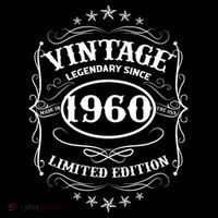 64th Birthday Vintage Legends Born In 1960 64 Years Old Kids T-Shirt