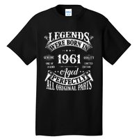 63rd Birthday Vintage Legends Born In 1961 63 Years Old Tall T-Shirt