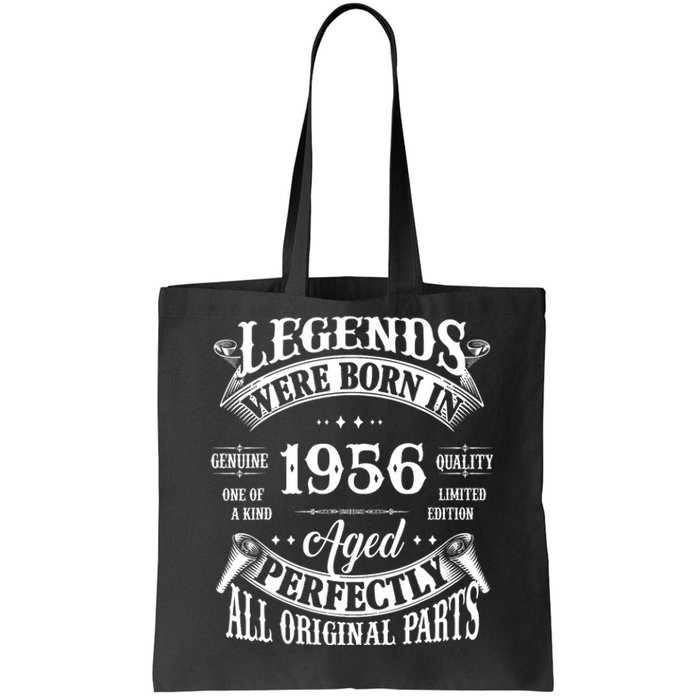 68th Birthday Vintage Legends Born In 1956 68 Years Old Tote Bag