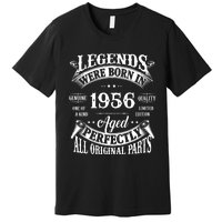 68th Birthday Vintage Legends Born In 1956 68 Years Old Premium T-Shirt