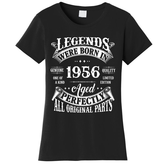 68th Birthday Vintage Legends Born In 1956 68 Years Old Women's T-Shirt