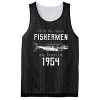 67th Birthday Vintage 1954 Fishing Fisherman 67 Year Old Mesh Reversible Basketball Jersey Tank