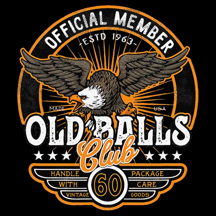 60th Birthday Vintage 1963 Old Balls Club 60 For's 60th Backpack