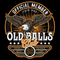 60th Birthday Vintage 1963 Old Balls Club 60 For's 60th Kids T-Shirt