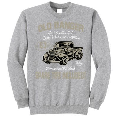 63rd Birthday Vintage Old Banger 63 Years Old Tall Sweatshirt