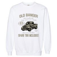 63rd Birthday Vintage Old Banger 63 Years Old Garment-Dyed Sweatshirt