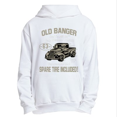 63rd Birthday Vintage Old Banger 63 Years Old Urban Pullover Hoodie