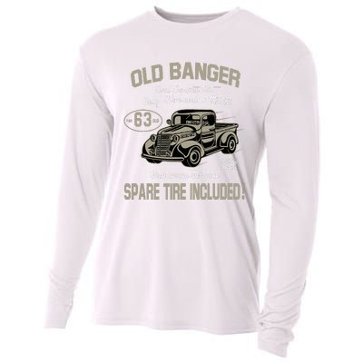 63rd Birthday Vintage Old Banger 63 Years Old Cooling Performance Long Sleeve Crew