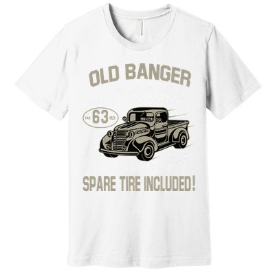 63rd Birthday Vintage Old Banger 63 Years Old Premium T-Shirt