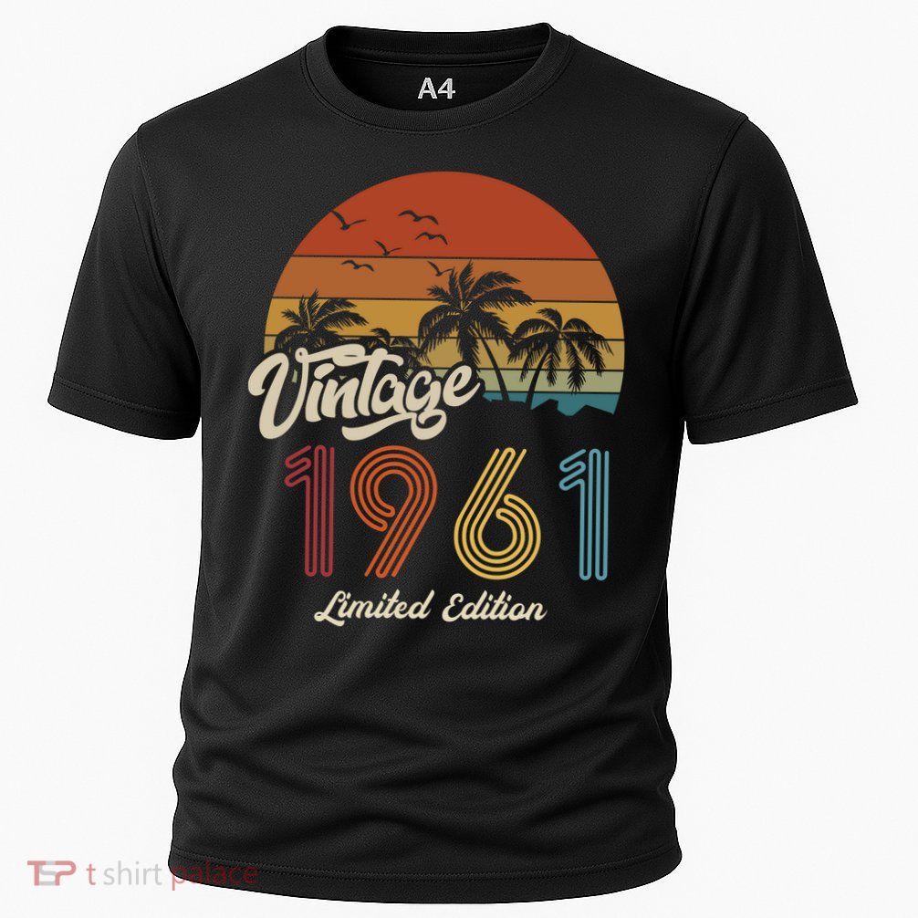 62nd Birthday Vintage Limited Edition 1961 Performance Shirt