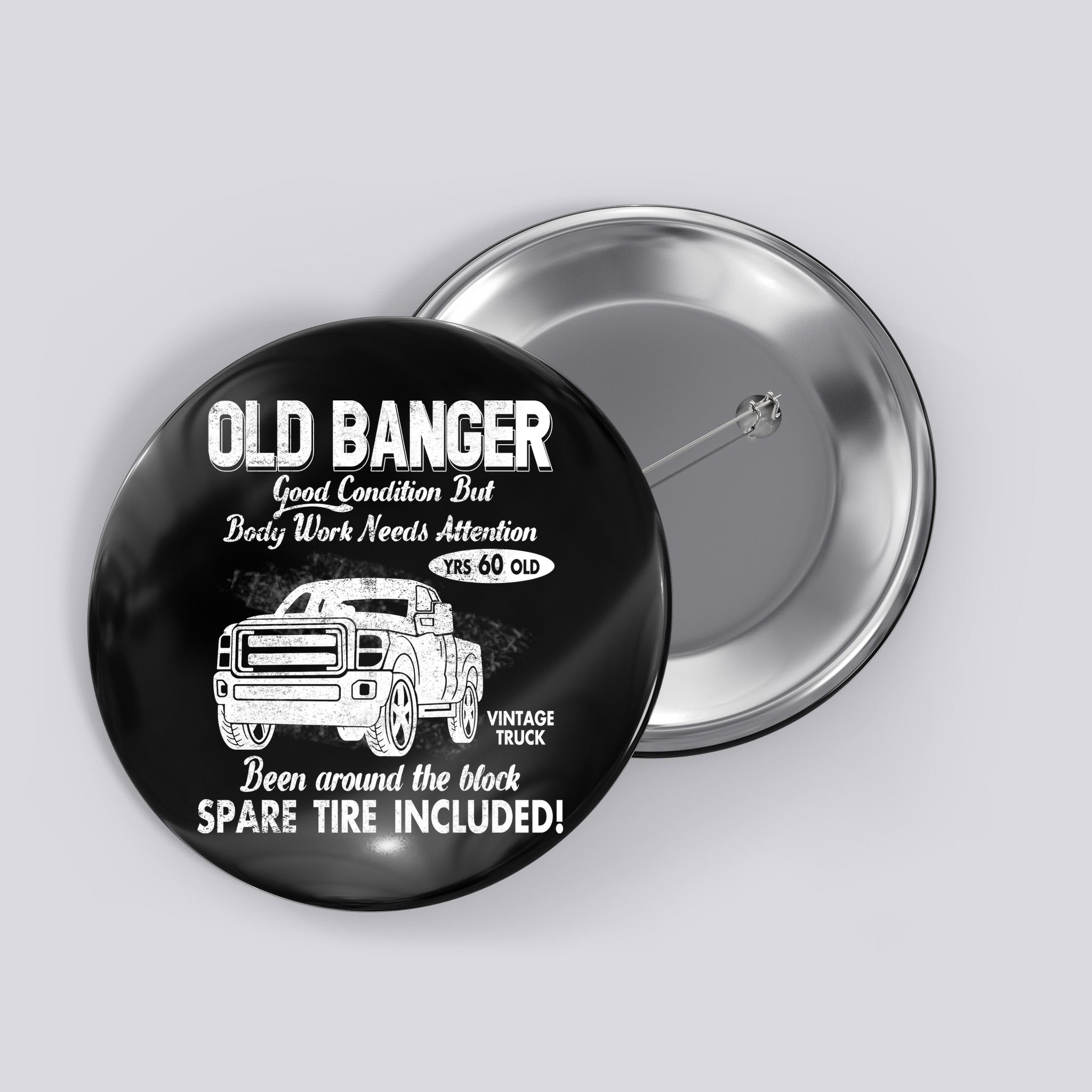 60th Birthday Vintage Old Banger 60 Years Old Good Condition But Bodywork Needs Button