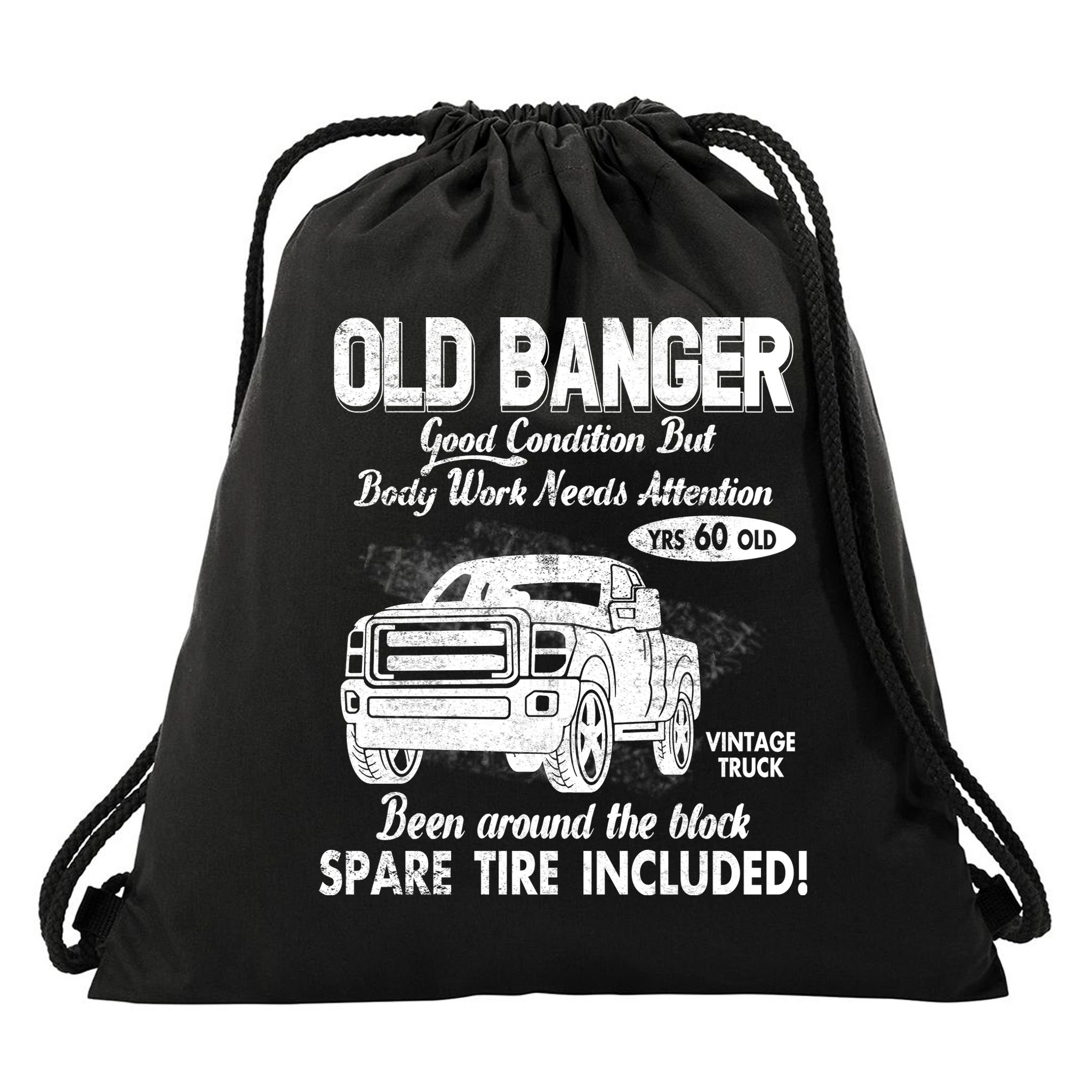 60th Birthday Vintage Old Banger 60 Years Old Good Condition But Bodywork Needs Drawstring Bag