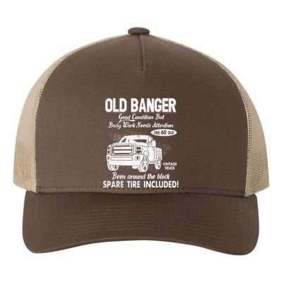 60th Birthday Vintage Old Banger 60 Years Old Good Condition But Bodywork Needs Yupoong Adult 5-Panel Trucker Hat