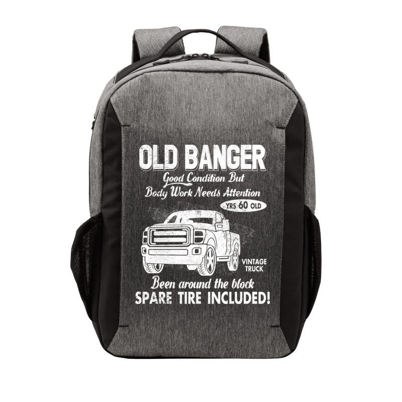 60th Birthday Vintage Old Banger 60 Years Old Good Condition But Bodywork Needs Vector Backpack