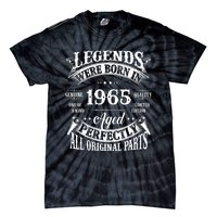 60th Birthday Vintage Legends Born In 1965 60 Years Old Tie-Dye T-Shirt