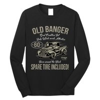 60th Birthday Vintage Old Banger 60 Years Old M.e.n Gift Retro Long Sleeve Shirt