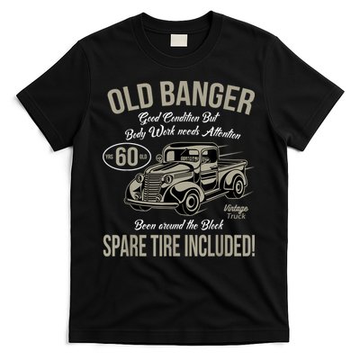 60th Birthday Vintage Old Banger 60 Years Old M.e.n Gift Retro T-Shirt