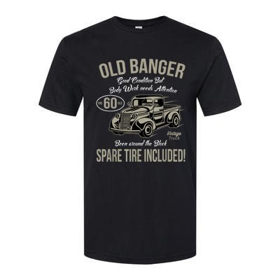 60th Birthday Vintage Old Banger 60 Years Old M.e.n Gift Retro Softstyle CVC T-Shirt