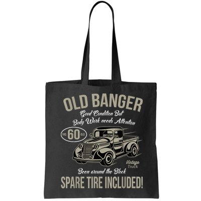 60th Birthday Vintage Old Banger 60 Years Old  Gift Retro Bag