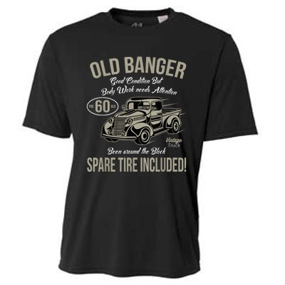 60th Birthday Vintage Old Banger 60 Years Old  Gift Retro Cooling Performance Crew T-Shirt