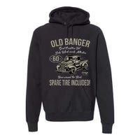 60th Birthday Vintage Old Banger 60 Years Old  Gift Retro Premium Hoodie