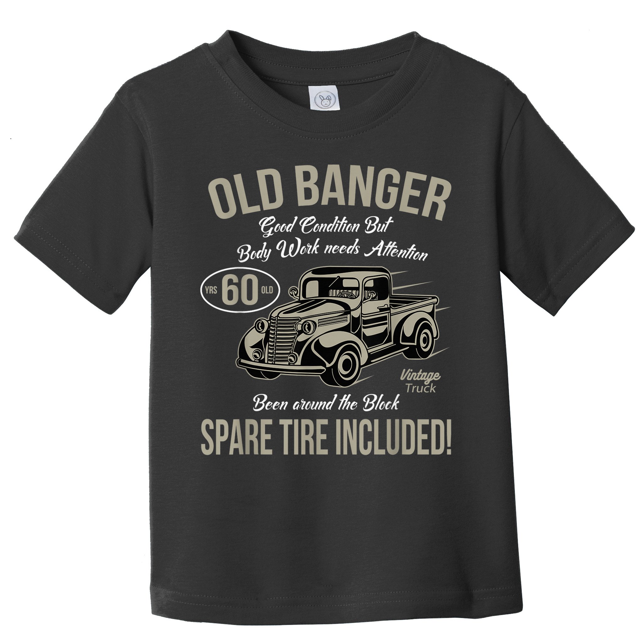 60th Birthday Vintage Old Banger 60 Years Old  Gift Retro Toddler T-Shirt
