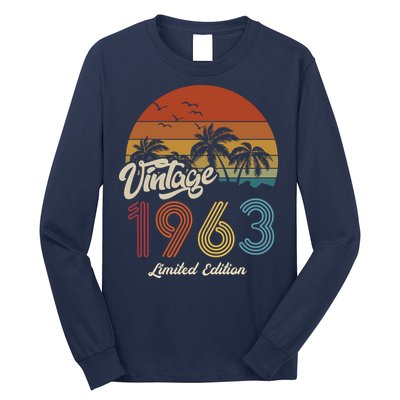 60th Birthday Vintage Limited Edition 1963 Long Sleeve Shirt