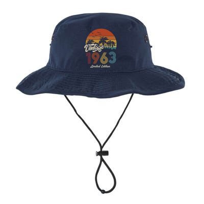 60th Birthday Vintage Limited Edition 1963 Legacy Cool Fit Booney Bucket Hat