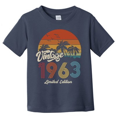 60th Birthday Vintage Limited Edition 1963 Toddler T-Shirt